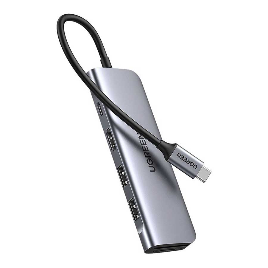 هاب USB-C شش پورت یوگرین مدل CM195 70411