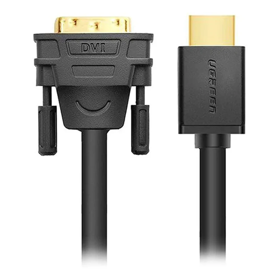 Ugreen HD106 HDMI to DVI-D 24+1 5m Cable کابل 5 متری تبدیل HDMI به 1+24 DVI-D یوگرین