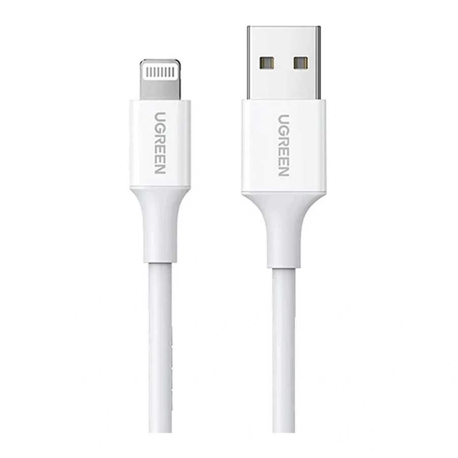 Ugreen US155 USB to Lightening 2m Charging Data Cable کابل 2 متری تبدیل USB به لایتنینگ یوگرین