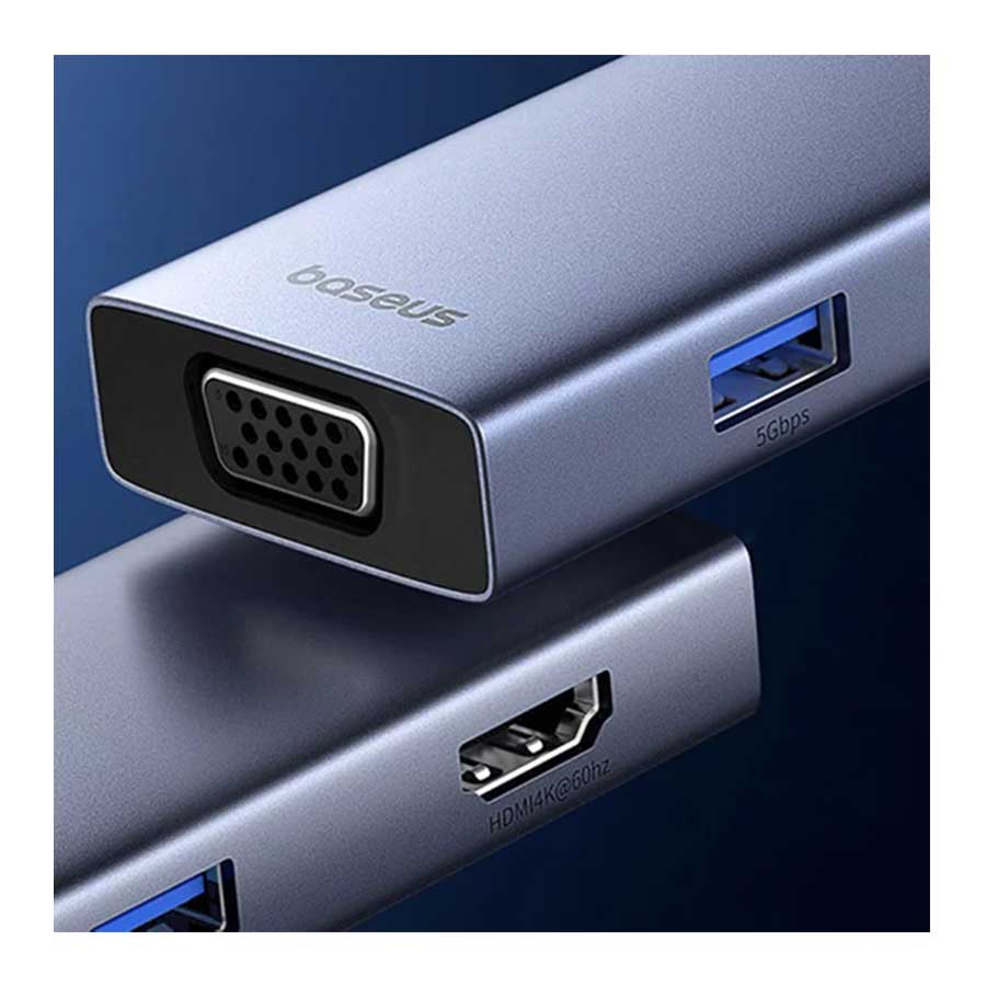 هاب USB-C هفت پورت بیسوس مدل UltraJoy B00052803811-01