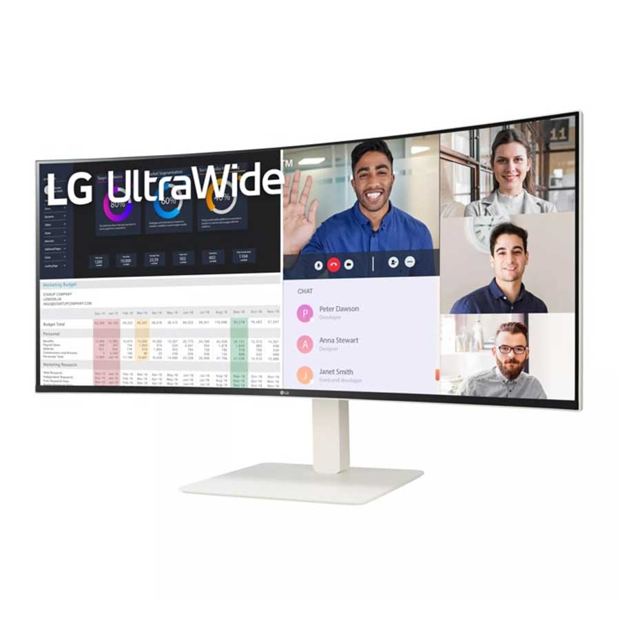 مانیتور خمیده 38 اینچ ال جی مدل UltraWide 38WR85QC-W