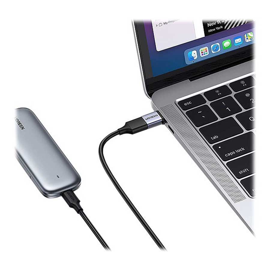 تبدیل OTG تایپ سی به USB یوگرین مدل US270