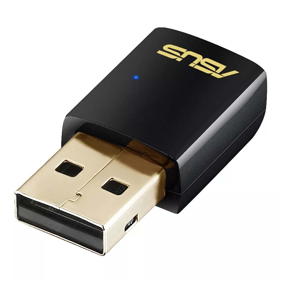 کارت شبکه بی‌سیم دوباند AC600 ایسوس مدل USB-AC51