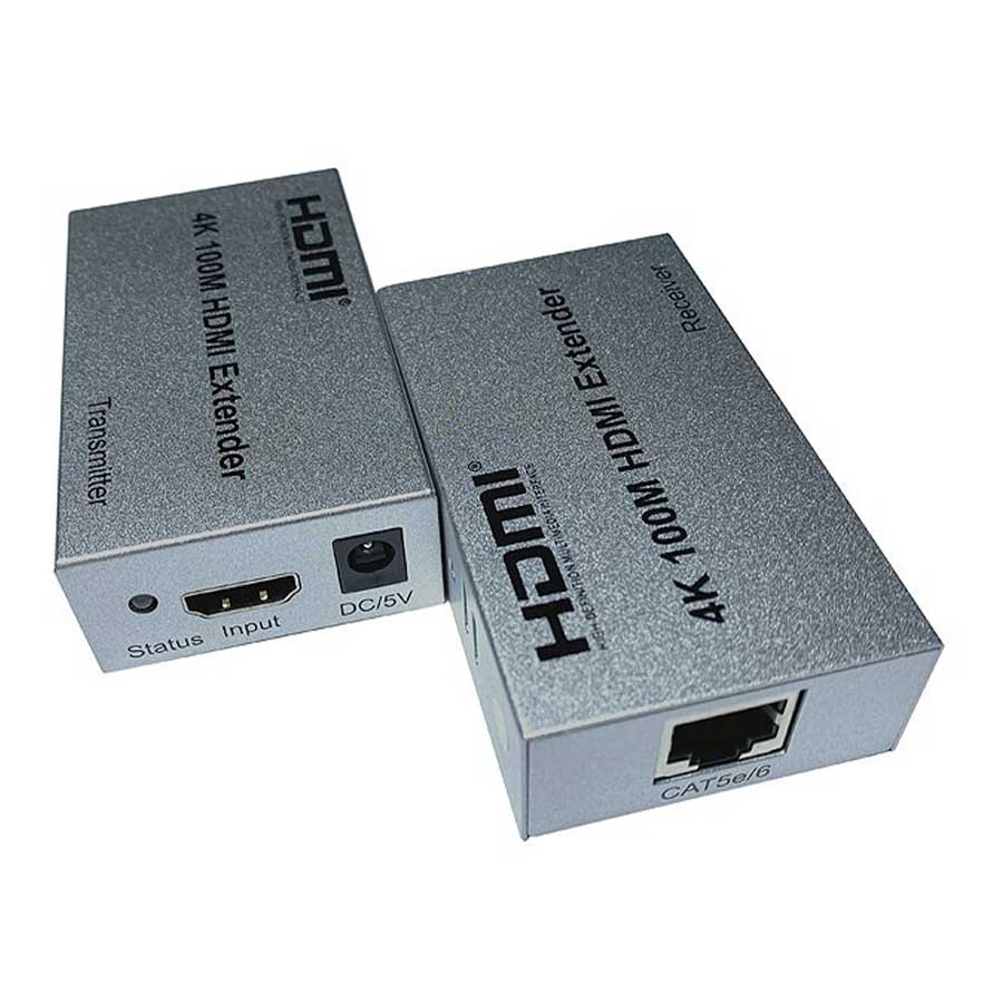 اکستندر HDMI 4K وی نت مدل V-EXHD4100 پشتیبانی تا 100 متر