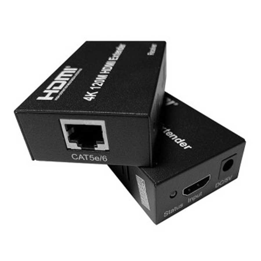 اکستندر HDMI 4K وی نت مدل V-EXHD4120 پشتیبانی تا 120 متر