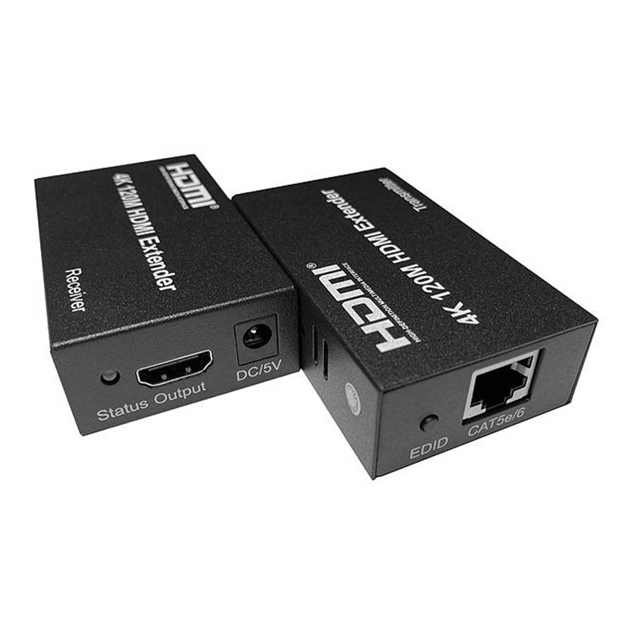 اکستندر HDMI 4K وی نت مدل V-EXHD4120 پشتیبانی تا 120 متر