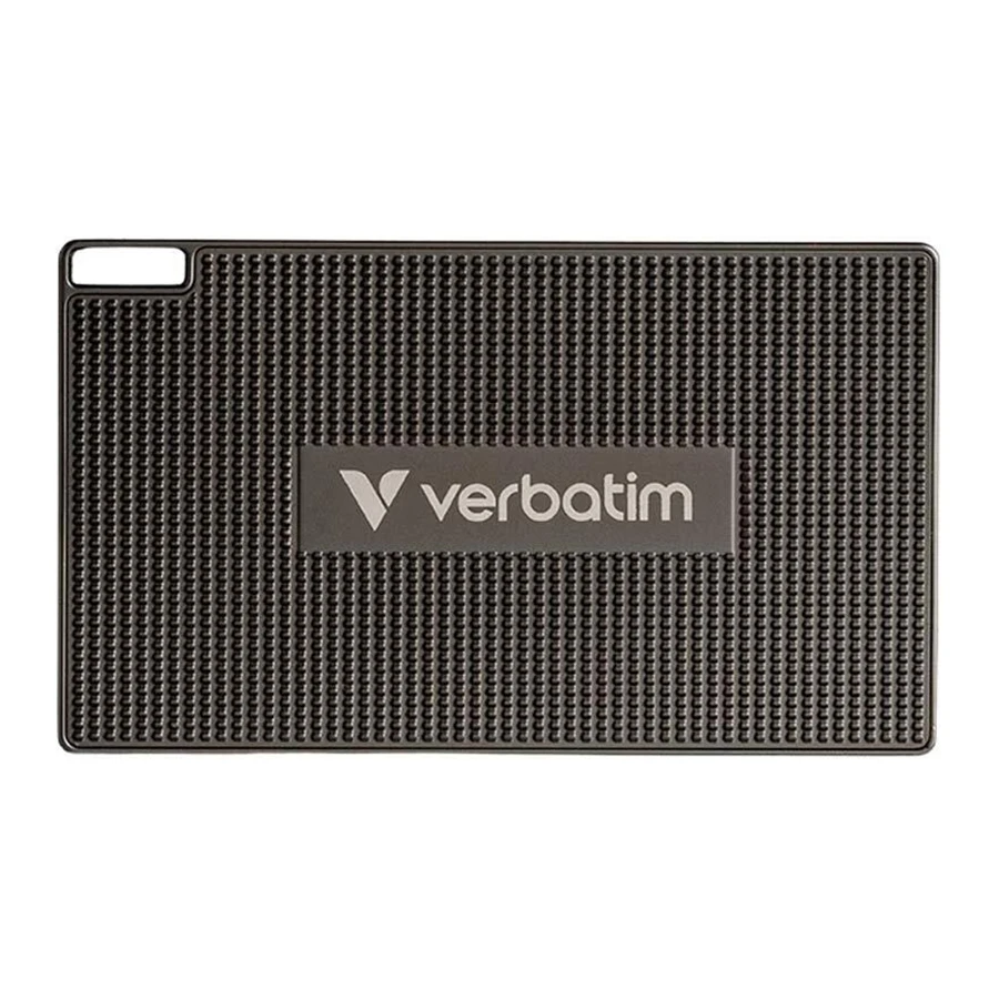 Verbatim Metal Mini 1TB USB 3.2 Gen2 External SSD اس اس دی 1 ترابایت USB 3.2 Gen2 ورباتیم