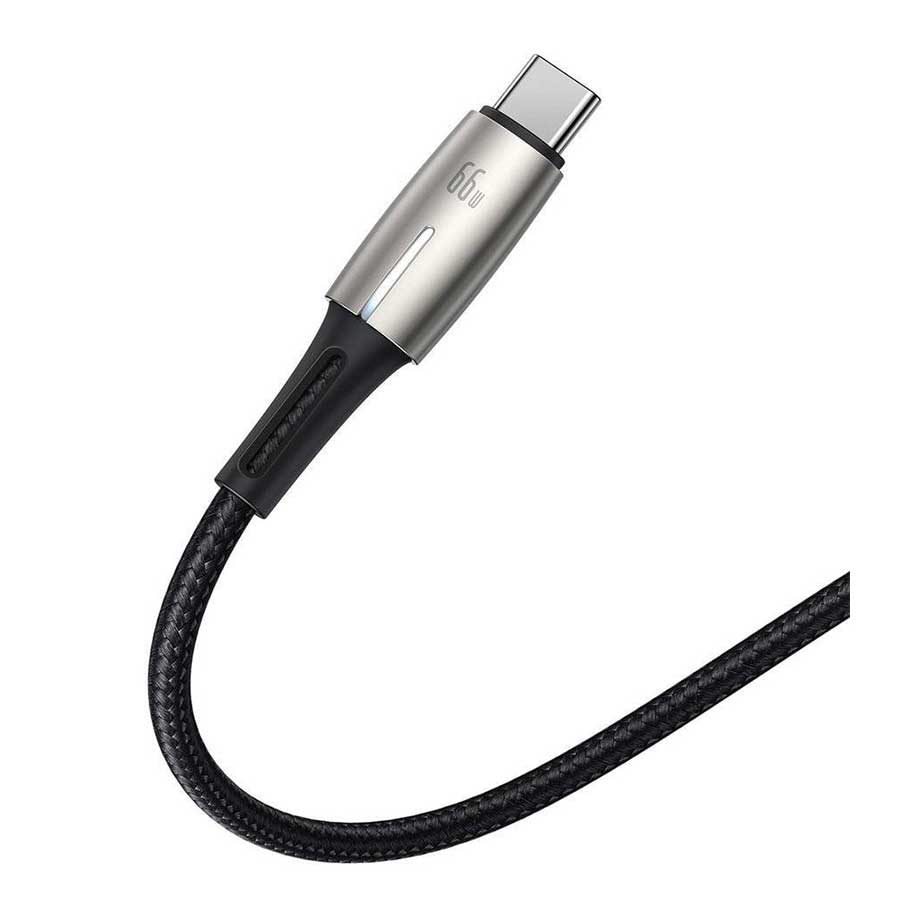 کابل تبدیل USB به USB-C باسئوس مدل Water Drop CATSD-M01