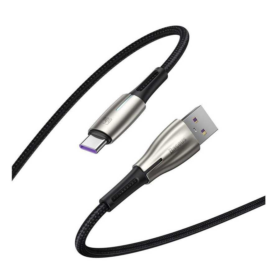 کابل تبدیل USB به USB-C باسئوس مدل Water Drop CATSD-M01