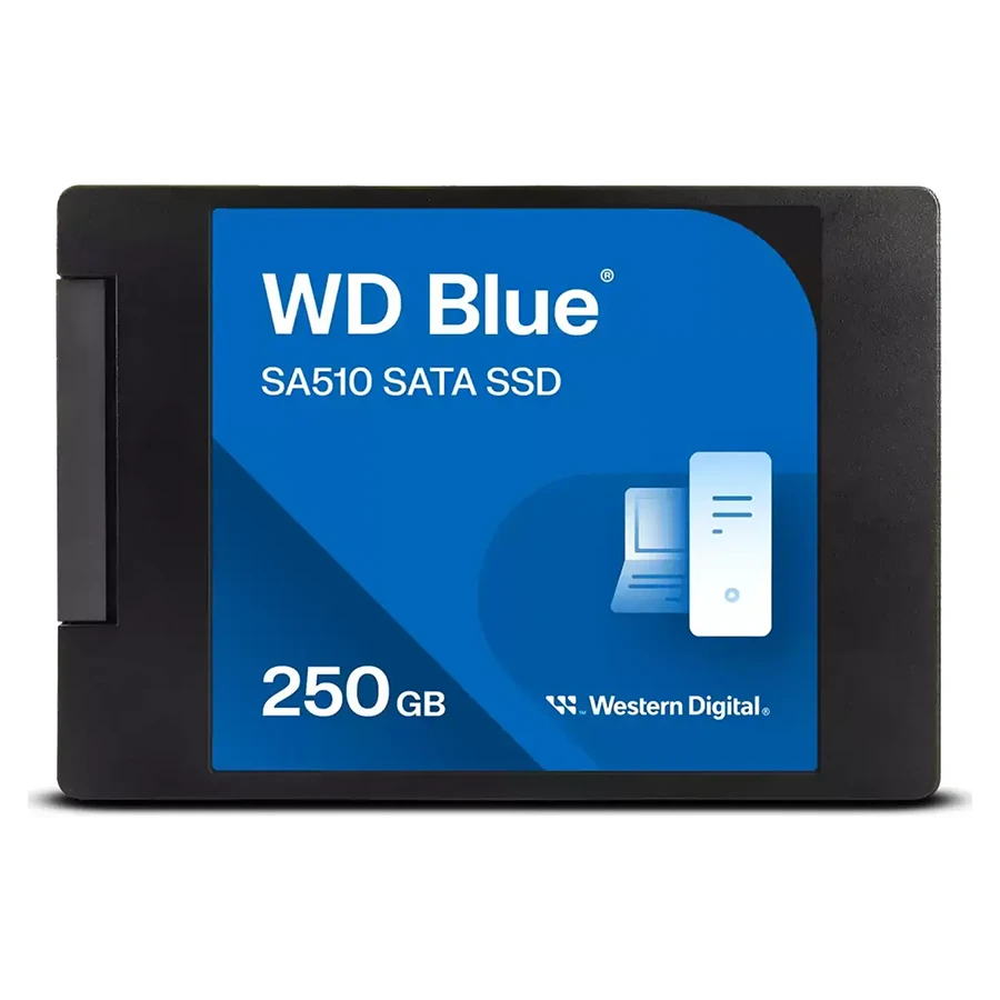 Western Digital Blue SA510 250GB 2.5-inch SATA 3.0 Internal SSD اس اس دی 250 گیگابایت 2.5 اینچ SATA وسترن دیجیتال
