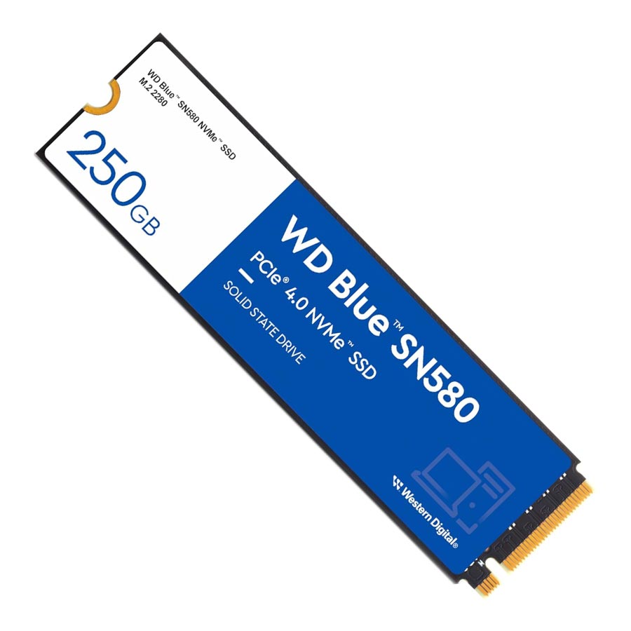 اس اس دی 250 گیگابایت وسترن دیجیتال مدل Blue SN580 NVMe M.2 2280