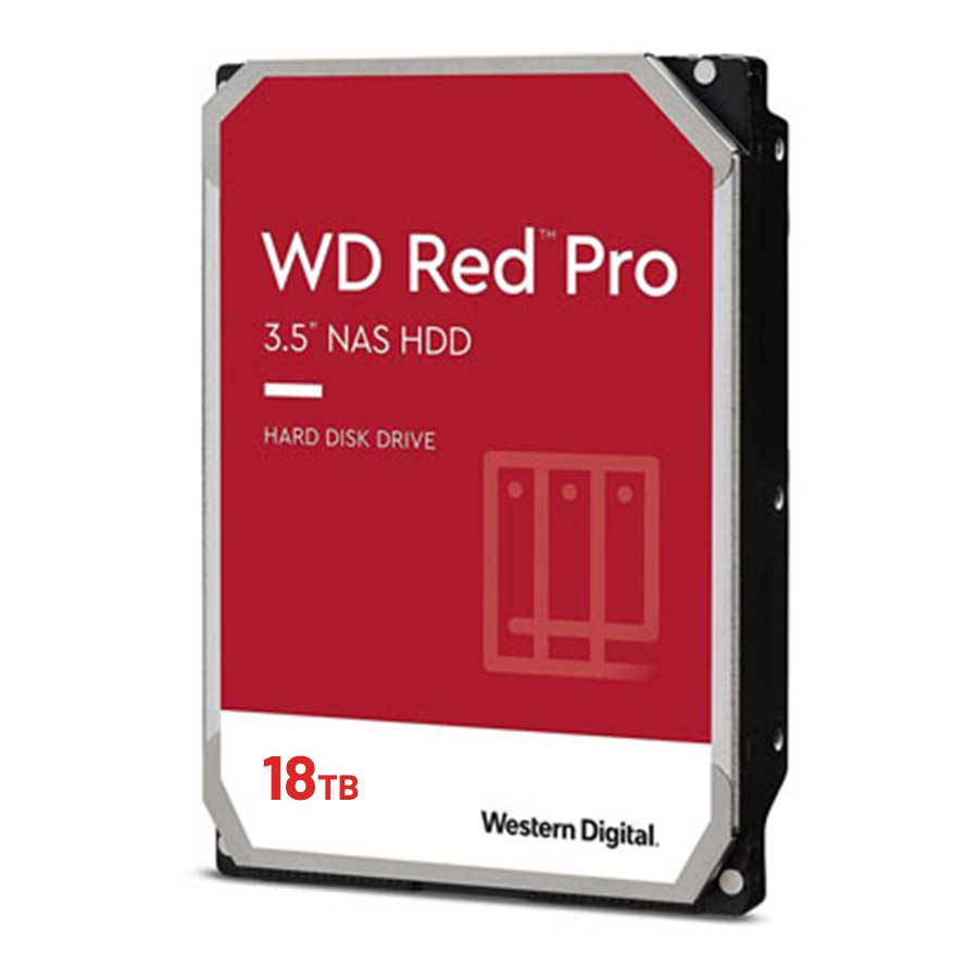 هارد اینترنال 18 ترابایت وسترن دیجیتال مدل RED PRO