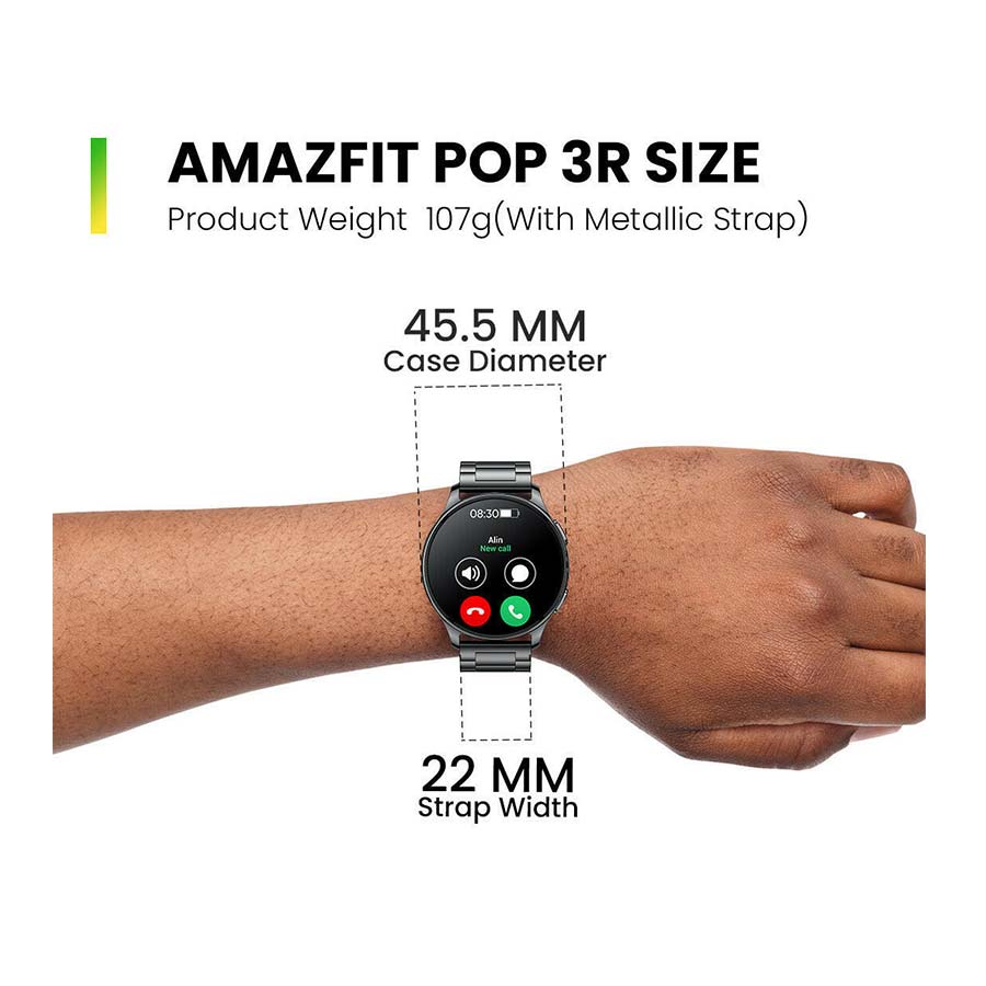 ساعت هوشمند شیائومی مدل Amazfit Pop 3R