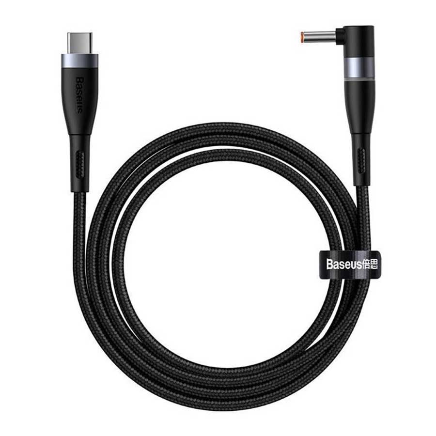 کابل تبدیل 2 متری USB-C به سوزنی DC بیسوس مدل Zinc Magnetic CATXC-T01